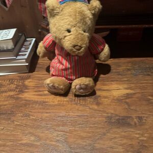 Colorful Striped vintage Teddy Bear